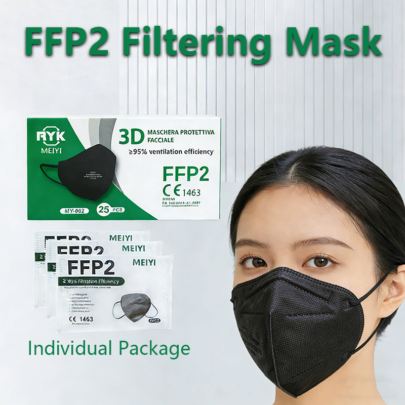 Face Mask Storage Box - 25/50 SZTUK Maseczek FFP2 CE Ochronnych