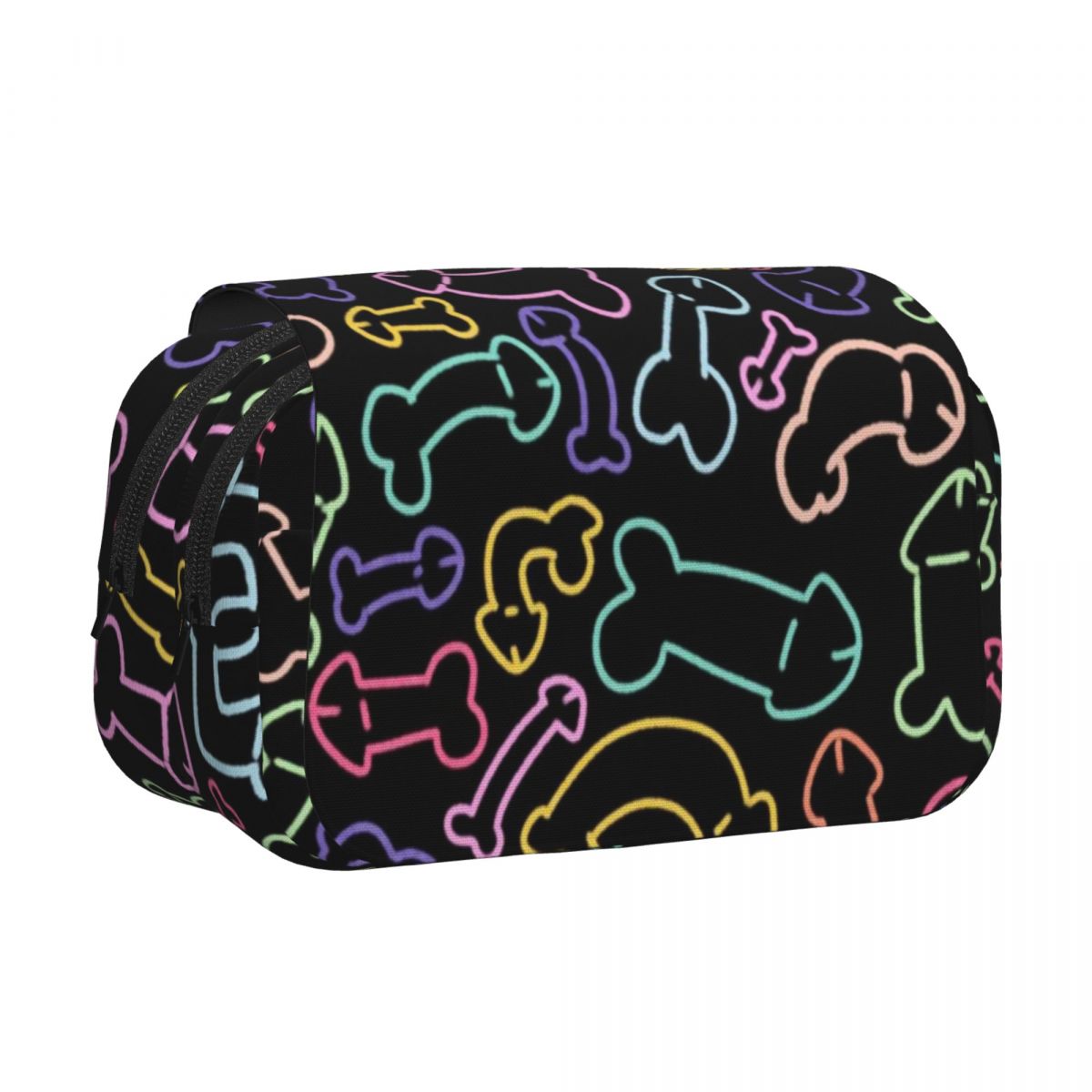 Mask Case Hard Shell - Maska z wzorem pastelowych penisa, czarne