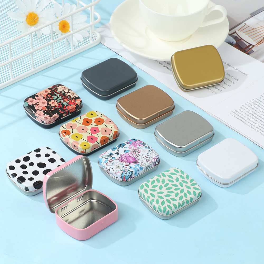 1 PC Mini blaszane pudełko zam – Face Mask Storage Box recenzja i cena