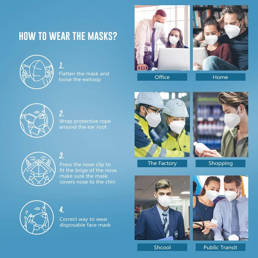 10-200 sztuk, maseczki FFP2, c – Disposable Surgical Mask recenzja i cena