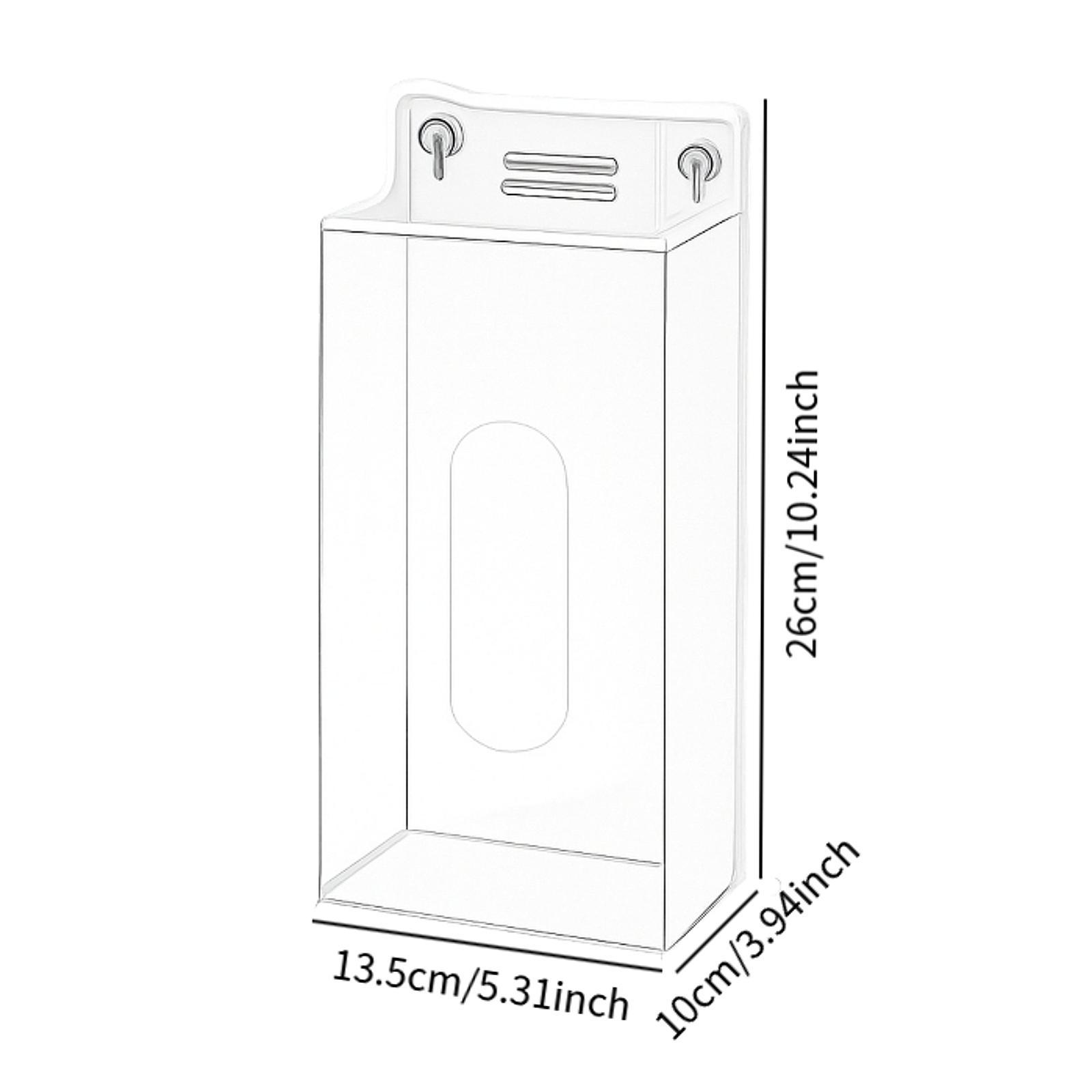 Akrylowy uchwyt na rękawiczki  – Face Mask Storage Box recenzja i cena