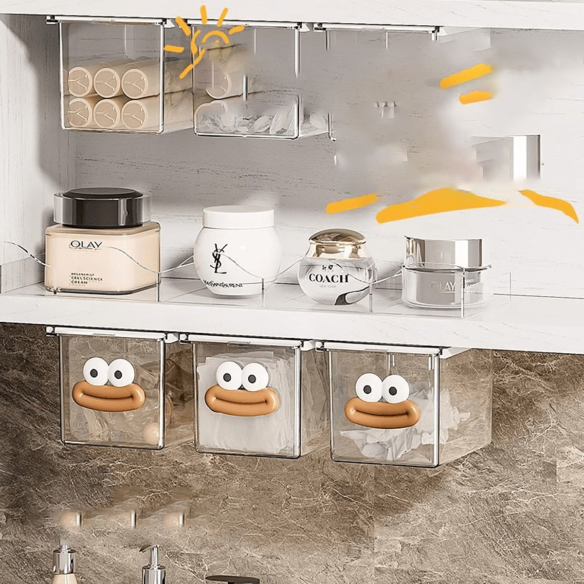 Przezroczysty pojemnik na waci – Face Mask Storage Box recenzja i cena