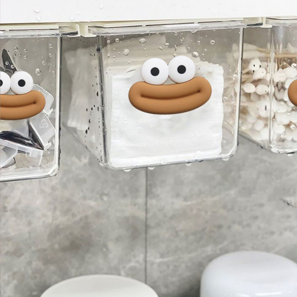 Przezroczysty pojemnik na waci – Face Mask Storage Box recenzja i cena